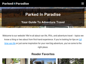 'parkedinparadise.com' screenshot