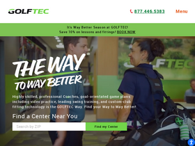 'golftec.com' screenshot