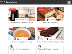 'recetasgratis.net' screenshot