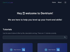 'devtrium.com' screenshot