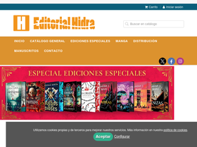 Captura de pantalla del sitio web