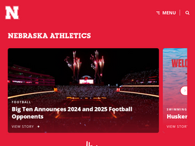 'huskers.com' screenshot