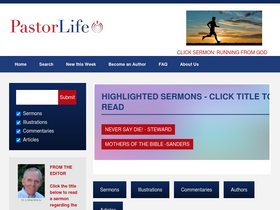 'pastorlife.com' screenshot