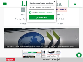 'lematin.ma' screenshot