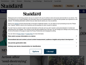 'wiltsglosstandard.co.uk' screenshot