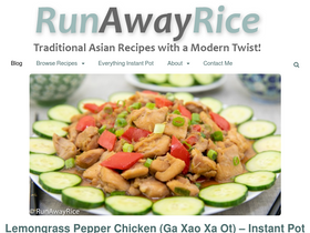 'runawayrice.com' screenshot