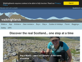 'walkhighlands.co.uk' screenshot