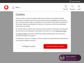 'vodafone.pt' screenshot