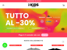 ikidspompei.it homepage screenshot