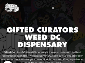 'giftedcuratorsdc.com' screenshot
