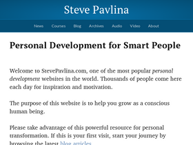 'stevepavlina.com' screenshot
