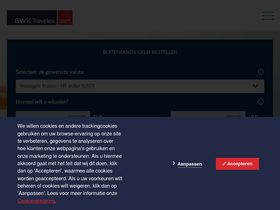 'gwktravelex.nl' screenshot