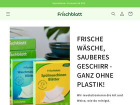 Frischblatt website screenshot