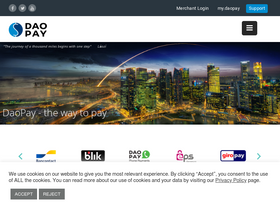 'daopay.com' screenshot