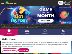 'mfortune.co.uk' screenshot