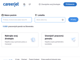 'careerjet.sk' screenshot