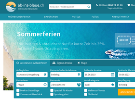 'ab-ins-blaue.ch' screenshot