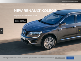 'renault.pe' screenshot