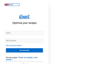 'koustapp.com' screenshot