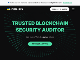 'hacken.io' screenshot