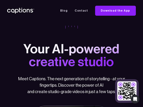 Captions - The all-in-one AI powered creator studio