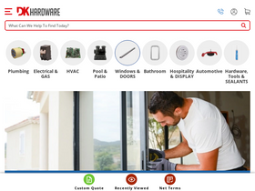 'dkhardware.com' screenshot