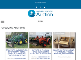 'northernkentuckyauction.com' screenshot
