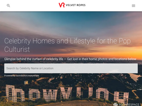 'velvetropes.com' screenshot