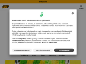 'abcasemat.fi' screenshot