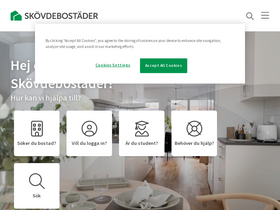 'skovdebostader.se' screenshot