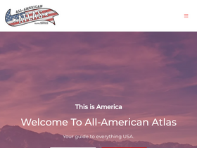 'allamericanatlas.com' screenshot