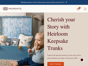 momentotrunks.com homepage screenshot