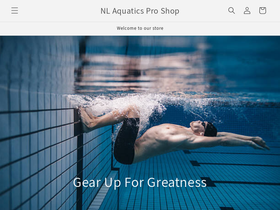 nlaquaticsproshop.com homepage screenshot