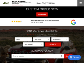 ronlewischryslerdodgejeepramcranberry.com