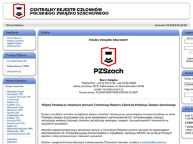 'cr-pzszach.pl' screenshot