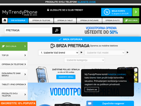 'mytrendyphone.rs' screenshot