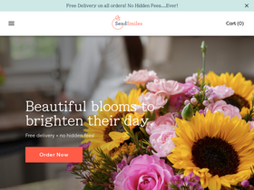 Sendsmiles homepage screenshot