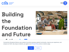 'csa-iot.org' screenshot