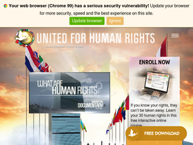 'humanrights.com' screenshot