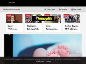 'gunaydingazetesi.com.tr' screenshot