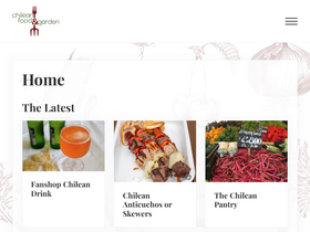 'chileanfoodandgarden.com' screenshot