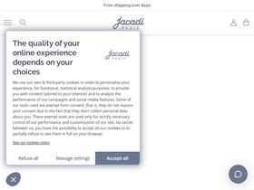 'jacadi.us' screenshot