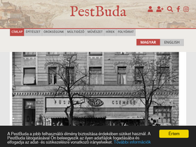 'pestbuda.hu' screenshot