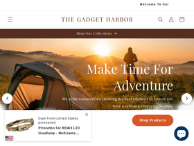 thegadgetharbor.com homepage screenshot