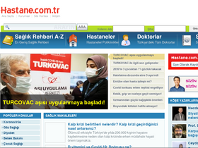 'hastane.com.tr' screenshot