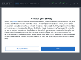 'travet.se' screenshot