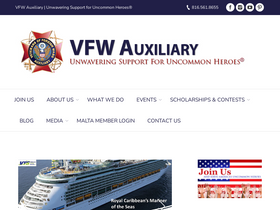 'vfwauxiliary.org' screenshot