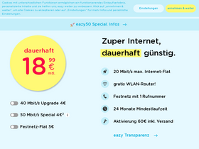 'eazy.de' screenshot