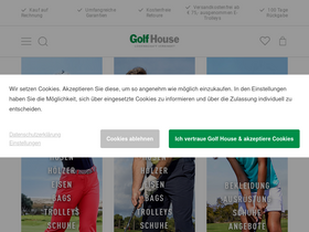 'golfhouse.de' screenshot
