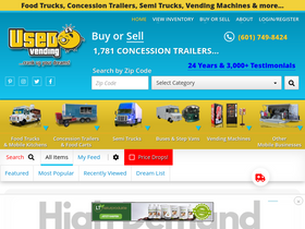 'usedvending.com' screenshot